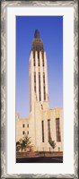 Framed Boston Avenue United Methodist Church in Tulsa, Oklahoma, USA