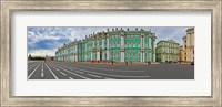Framed Parade Ground in front of a museum, Winter Palace, State Hermitage Museum, Palace Square, St. Petersburg, Russia