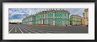 Framed Parade Ground in front of a museum, Winter Palace, State Hermitage Museum, Palace Square, St. Petersburg, Russia