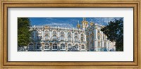 Framed Facade of a palace, Catherine Palace, Tsarskoye Selo, St. Petersburg, Russia