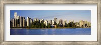 Framed City skyline, Vancouver, British Columbia, Canada