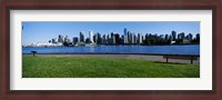 Framed River walk with skylines in the background, Vancouver, British Columbia, Canada 2013