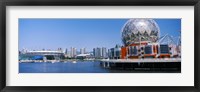 Framed Science Museum at the waterfront, Vancouver, Canada