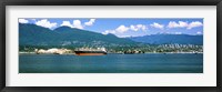 Framed Shipyard at Vancouver, British Columbia, Canada