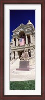 Framed Wyoming State Capitol, Cheyenne, Wyoming, USA (vertical)