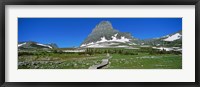 Framed Hidden Lake Nature Trail at US Glacier National Park, Montana, USA