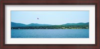 Framed Parasailing on Lake George, New York State, USA