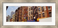 Framed Buildings in a street, Mott Street, Chinatown, Manhattan, New York City, New York State