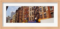 Framed Buildings in a street, Mott Street, Chinatown, Manhattan, New York City, New York State