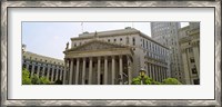 Framed Facade of a government building, US Federal Court, New York City, New York State, USA