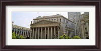 Framed Facade of a government building, US Federal Court, New York City, New York State, USA