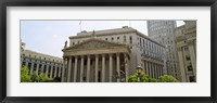 Framed Facade of a government building, US Federal Court, New York City, New York State, USA