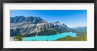 Framed Peyto Lake at Banff National Park, Alberta, Canada