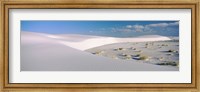 Framed Clouds Over the White Sands Desert