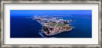 Framed Aerial view of the Morro Castle, San Juan, Puerto Rico