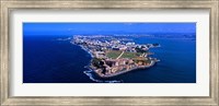 Framed Aerial view of the Morro Castle, San Juan, Puerto Rico