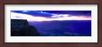 Framed Grand Canyon at dusk, Grand Canyon National Park, Arizona, USA