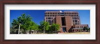 Framed Facade of a government building, Pete V.Domenici United States Courthouse, Albuquerque, New Mexico, USA