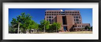 Framed Facade of a government building, Pete V.Domenici United States Courthouse, Albuquerque, New Mexico, USA