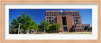 Framed Facade of a government building, Pete V.Domenici United States Courthouse, Albuquerque, New Mexico, USA