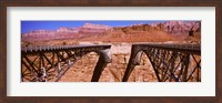 Framed Navajo Bridge at Grand Canyon National Park, Arizona