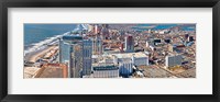 Framed Aerial view of a city, Atlantic City, New Jersey, USA
