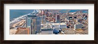 Framed Aerial view of a city, Atlantic City, New Jersey, USA