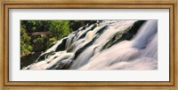 Framed Waterfall in a forest, Bond Falls, Upper Peninsula, Michigan, USA