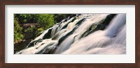 Framed Waterfall in a forest, Bond Falls, Upper Peninsula, Michigan, USA