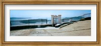 Framed Gate and fence, Santorini, Greece