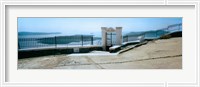 Framed Gate and fence, Santorini, Greece