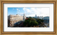 Framed State Capitol Building in a city, Parque Central, Havana, Cuba