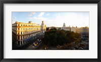 Framed Buildings in a city, Parque Central, Old Havana, Havana, Cuba