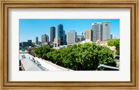 Framed Skyscrapers in a city, Cumberland Street, Sydney, New South Wales, Australia