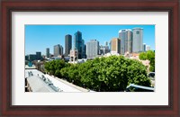 Framed Skyscrapers in a city, Cumberland Street, Sydney, New South Wales, Australia