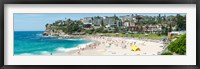 Framed Houses on the coast, Bronte Beach, Sydney, New South Wales, Australia