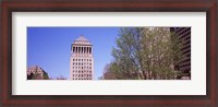 Framed Low angle view of a government building, Civil Courts Building, St. Louis, Missouri, USA