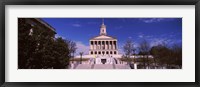 Framed Government building in a city, Tennessee State Capitol, Nashville, Davidson County, Tennessee, USA