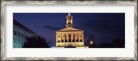Framed Government building at dusk, Tennessee State Capitol, Nashville, Davidson County, Tennessee, USA