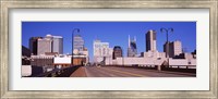 Framed Road into downtown Nashville, Tennessee, USA 2013