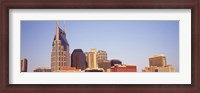 Framed Nashville skyline, Tennessee