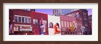 Framed Neon signs on buildings, Nashville, Tennessee