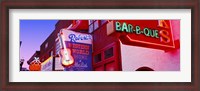 Framed Neon signs on building, Nashville, Tennessee, USA