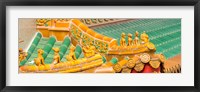 Framed Architectural detail of the roof of a temple, Kwan Im Thong Hood Cho Temple, Singapore