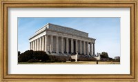 Framed Facade of the Lincoln Memorial, The Mall, Washington DC, USA