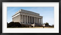 Framed Facade of the Lincoln Memorial, The Mall, Washington DC, USA