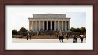 Framed People at Lincoln Memorial, The Mall, Washington DC, USA