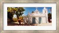 Framed Facade of a small church, Salvador, Bahia, Brazil