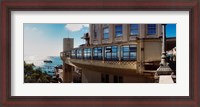 Framed Lacerda Elevator on the coast, Pelourinho, Salvador, Bahia, Brazil