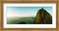 Framed Sugarloaf Mountain at sunset, Rio de Janeiro, Brazil